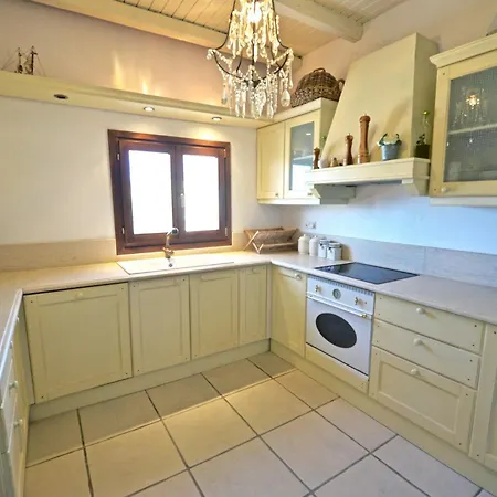 Luxurious Waterfront Christina In The Area Of Melissaki With A Swimming Pool, Sea And Sunset View *