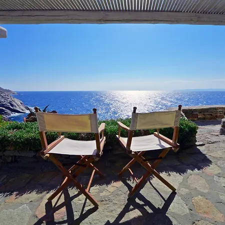 Villa Luxurious Waterfront Christina In The Area Of Melissaki With A Swimming Pool, Sea And Sunset View *